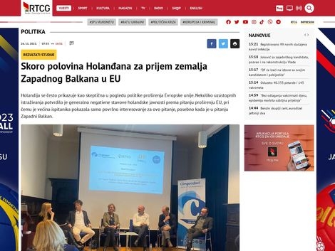 https://www.rtcg.me/vijesti/politika/387561/skoro-polovina-holandjana-za-prijem-zemalja-zapadnog-balkana-u-eu.html