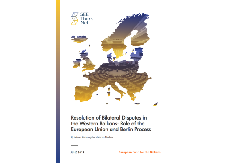 Resolution of Bilateral Disputes in the Western Balkans: Role of the ...